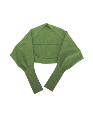 羊毛多用披肩(綠色)